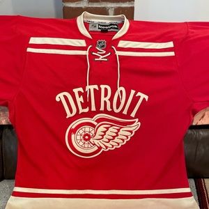 2014 Detroit Redwings Reebok Premier Winter Classic Jersey
